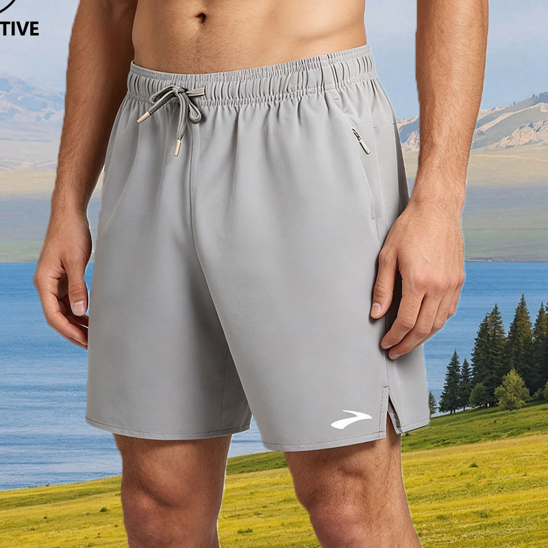 Summer Men's Running Ice Silk Breathable Quick-Drying Shorts Running Marathon Shorts yhTV
