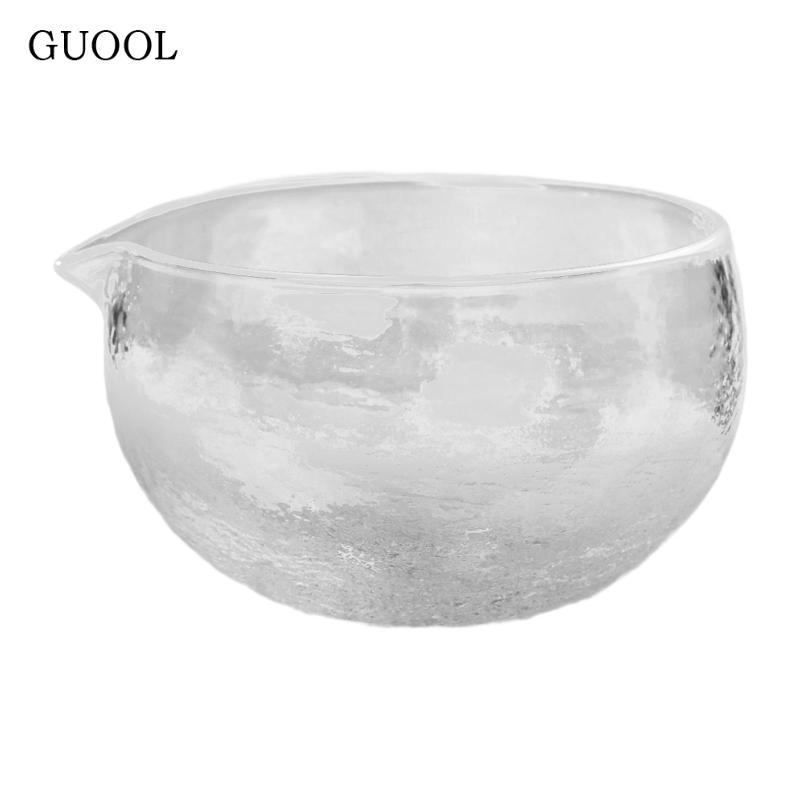 Bát Matcha thủy tinh Lễ Matcha Chawan có vòi Quà tặng Nhật Bản Trà xanh chịu nhiệt Chawan cho bữa ti