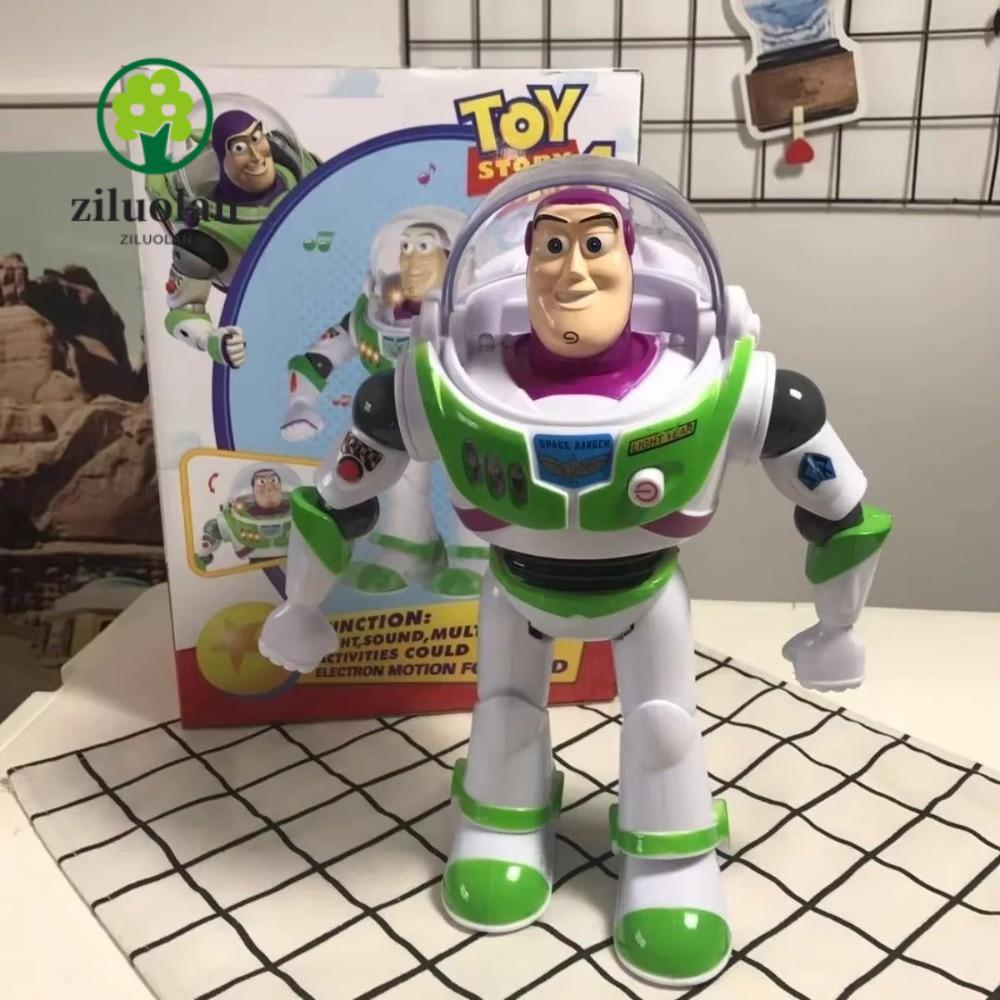 ZILUOLAN Buzz Lightyear Đồ chơi nhân vật hành động, ánh sáng và âm thanh có cánh Đồ chơi mô hình Buz