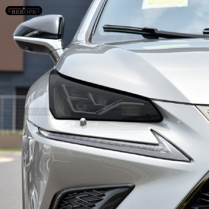 Đèn Pha Ô Tô Bảo Vệ Tint Phim Khói Đen TPU Trong Suốt Miếng Dán Dành Cho Xe Lexus NX NX NX300 300h N