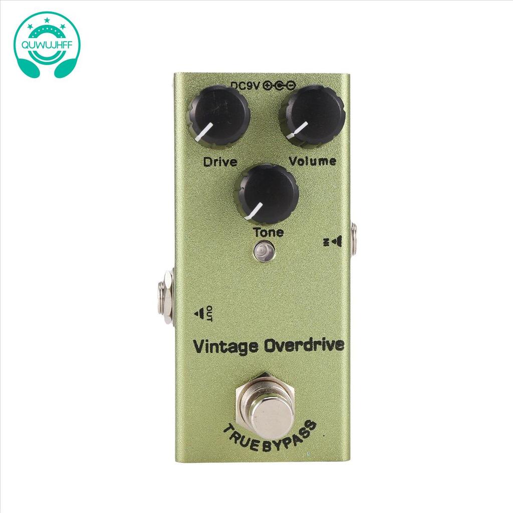 Bàn đạp hiệu ứng đàn guitar điện Bàn đạp đàn guitar điện Vintage Overdrive cho đàn guitar điện
