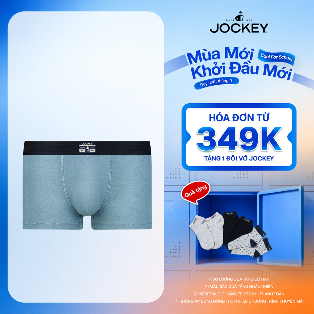 Quần lót cotton nam Jockey dáng trunk - J0068
