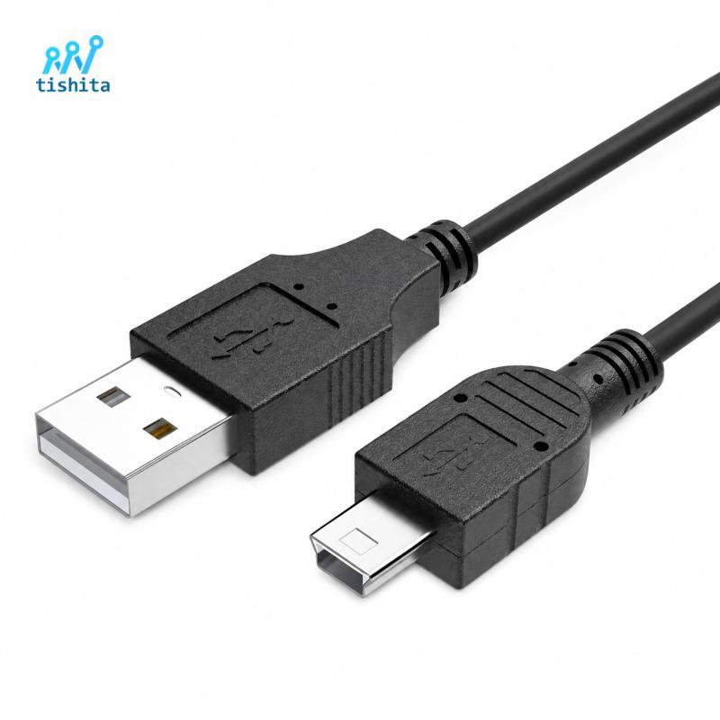 Cáp sạc & dữ liệu Tishita USB 2.0 sang Mini Pin cho MP3 / MP4, Đen, 0.8m