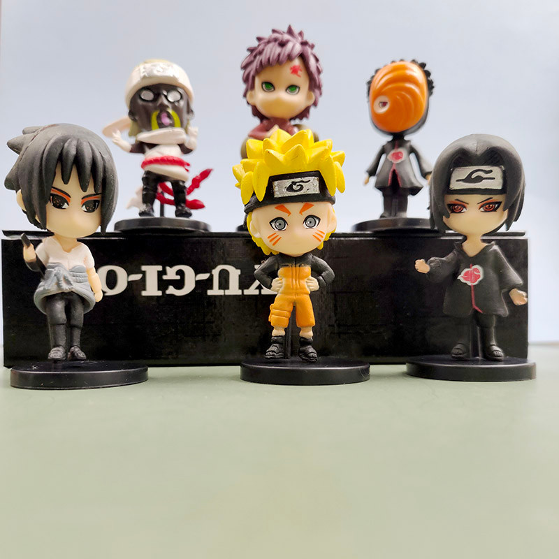 Mô hình nhân vật Naruto ninja nhỏ, figure mini để bàn, đồ chơi sưu tầm Uchiha Madara