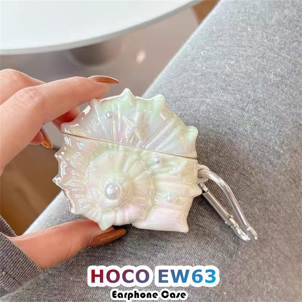 [Giao hàng nhanh] Dành cho vỏ HOCO EW63 Vỏ tai nghe silicon mềm vỏ sò màu trơn Vỏ bọc NO.2