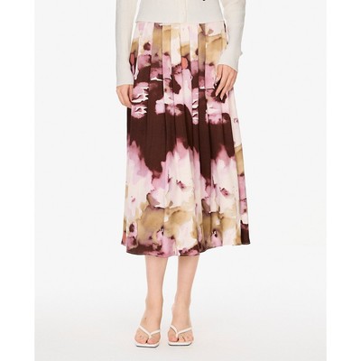 GIGI - Chân váy xếp li midi in hoa_G3302S252354-37