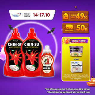 Combo 2 Tương Ớt CHIN-SU 1KG + Tương ớt Sriracha 250g