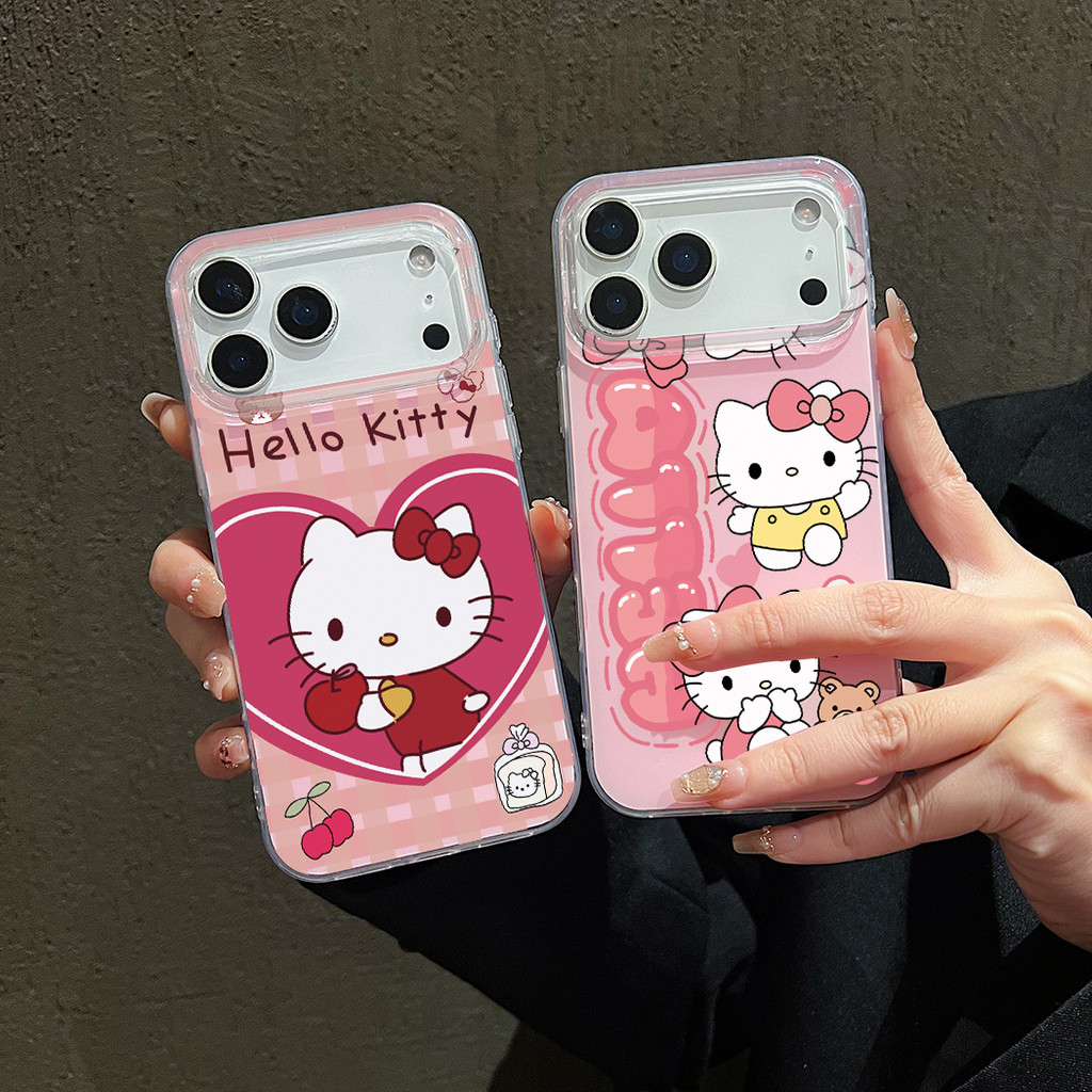 IMD Siêu Mỏng Thời Trang Hello Kitty Ốp Lưng Điện Thoại Xiaomi 11 12X 13 13T 14 Civi 15 Pro Poco M3 