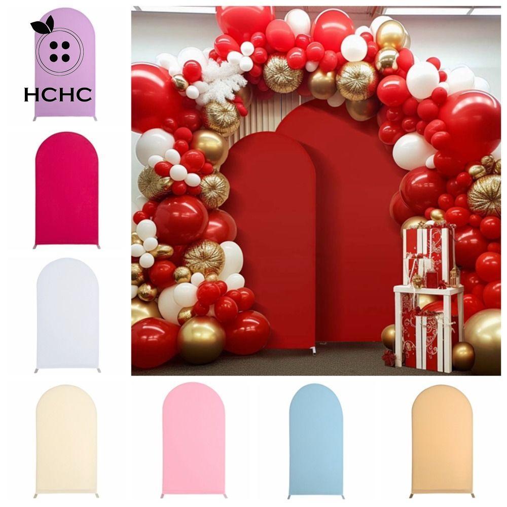 HCHC Arch Backdrop Stand Cover, Arch Solid Color Double Sided Arch Backdrop Cover, Arch Backdrop Sta