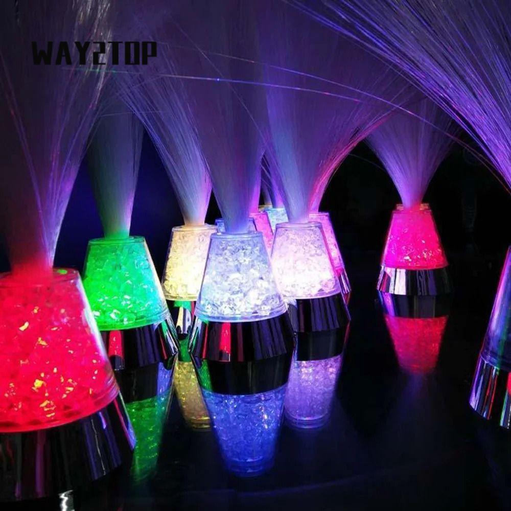 Đèn sợi quang WAY2TOP, Đèn LED sợi quang đổi màu, Đèn khí quyển nhiều màu mới lạ