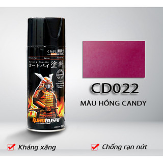 Chai sơn xịt samurai CD022*- màu hồng candy