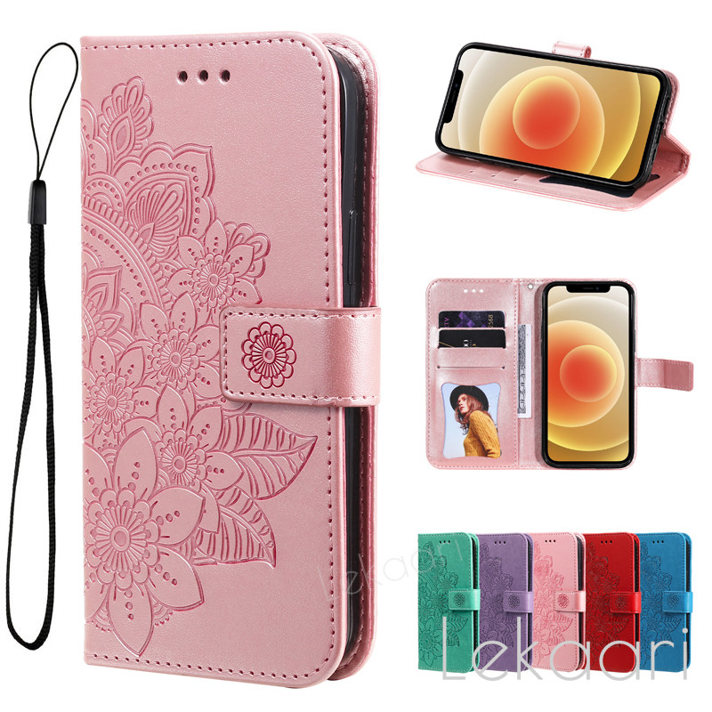 Ốp Lật Da Cho Samsung Galaxy S26 S25 Edge S24 S23 FE S22 Plus Ultra C55 M55 F55 Xcover 7 6 Pro Vỏ Đi