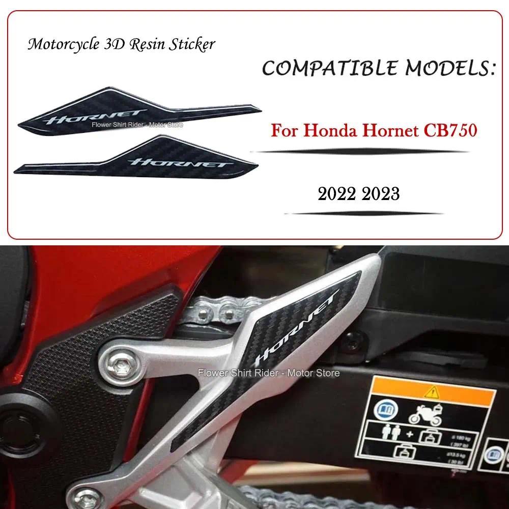 Xe Máy Pedestones 3D Nhựa Dính Bảo Vệ Dán Cho Xe Honda Hornet CB750 cb 750 Hornet 2022 2023