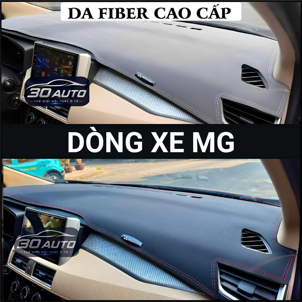 Thảm Taplo Da Fiber MG5, MG ZS. MG HS, Thảm Phủ Taplo Da Cao Cấp Chuẩn Form, Dày Dặn, Chống Nóng, 30