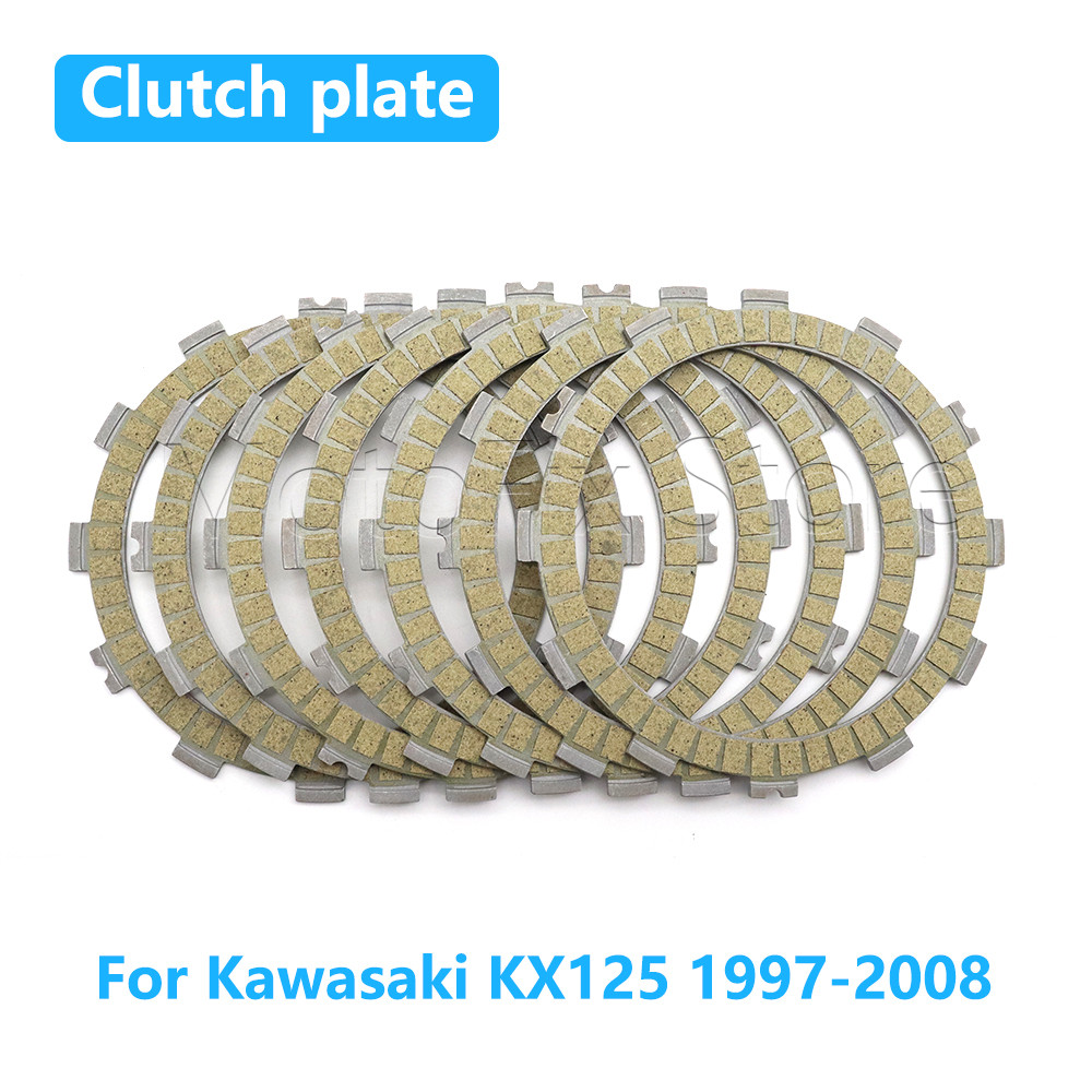 Phụ Kiện Xe Máy Ly Hợp Đĩa Ma Sát Bộ Đĩa Dành Cho Kawasaki KX125 KX 125 1997-2008 2007 2006 2005 200
