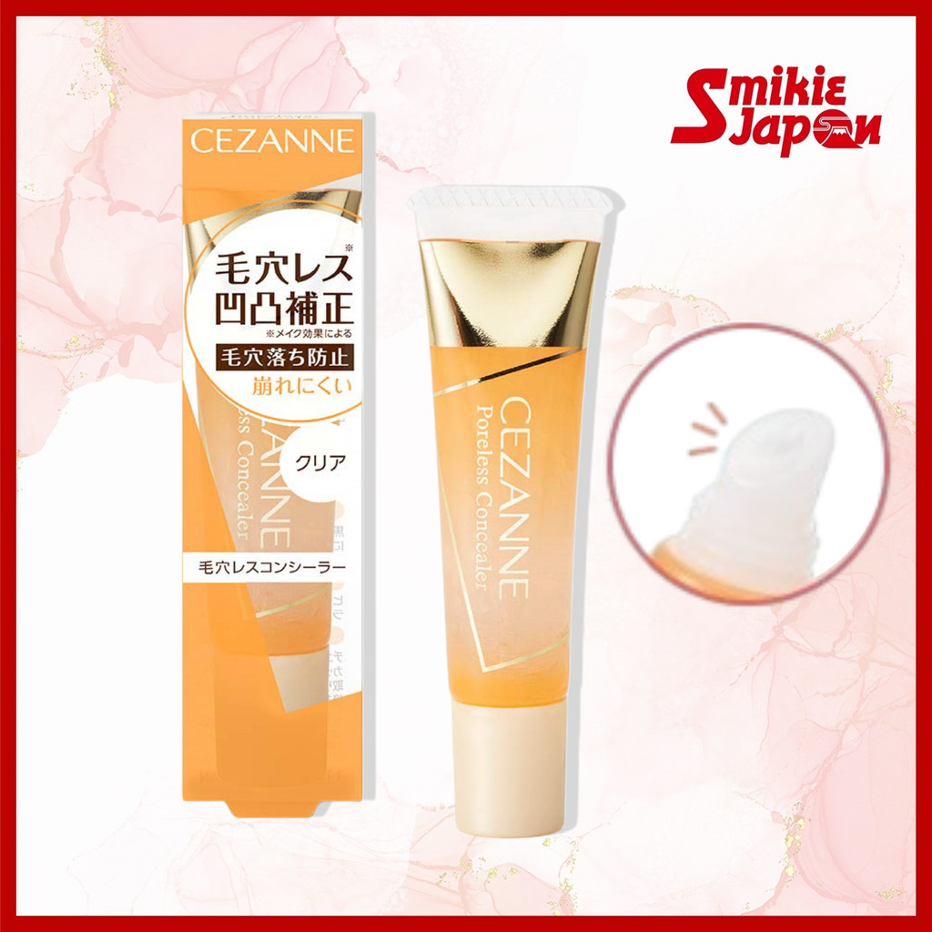CEZANNE Poreless Concealer Clear 11g Pore Correcting Makeup Base Smooth Matte Finish Made In Japan