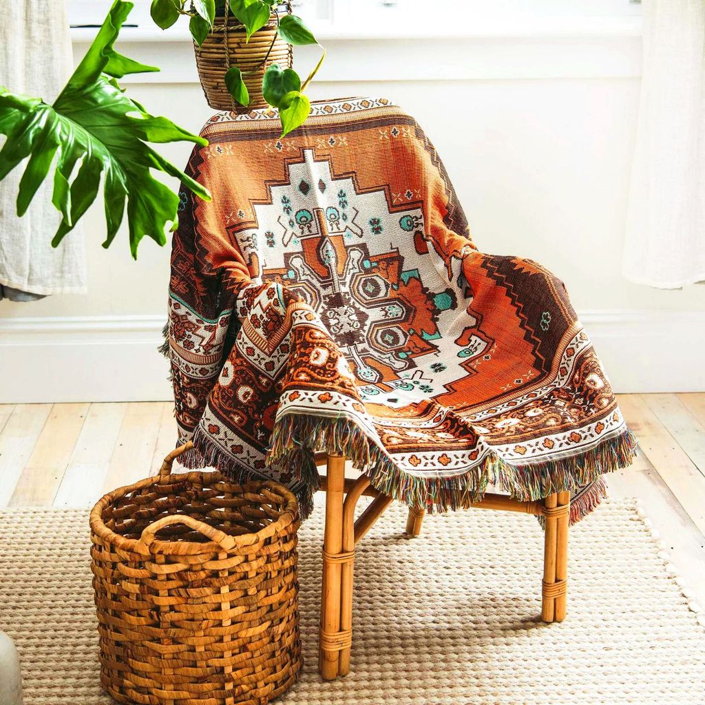 Cắm Trại Chăn Ngoài Trời Chăn Dã Ngoại Sofa Dòng Ngủ Bohemian Ấn Độ Chăn