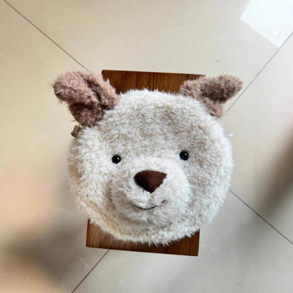 WZIY Puppy bag, cute dog plush toy, crossbody bag, waist bag, cute plush new model