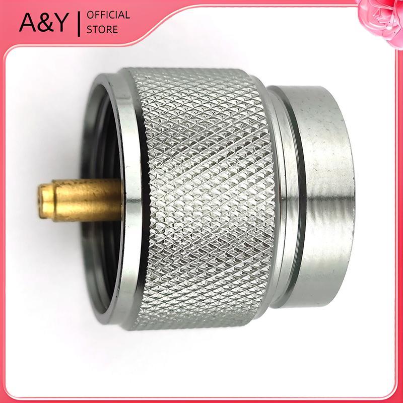 A & Y Chất Lượng Cao Cắm Trại Lò Gas Chuyển Đổi Thiết Bị Bình Gas Dài Lò Gas Đầu Chuyển Đổi Kim Loại