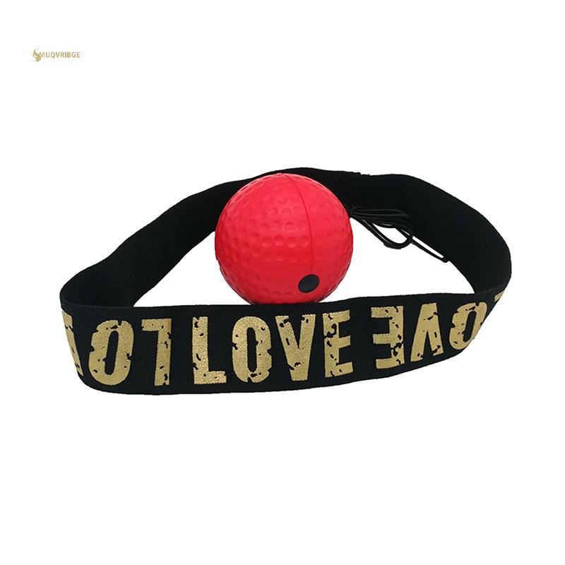 MUQV Boxing Speed Ball Head-mounted PU Punch Ball MMA Sanda Training Hand Eye Reaction Gym Sandbag M