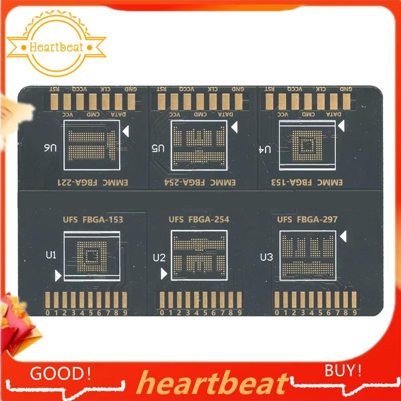 Flash 64 BGA ISP Board Flash 64 FBGA EMMC / FBGA 153 254 221 UFS / FBGA 153 254 297 Hỗ trợ cho F64 L
