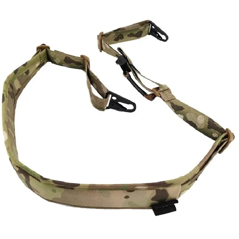 Chiến Thuật Súng Trường Sling Airsoft Chiến Đấu Bắn Mô Đun Dây Đeo Bánh Răng Săn Có Thể Tháo Rời 2 Đ
