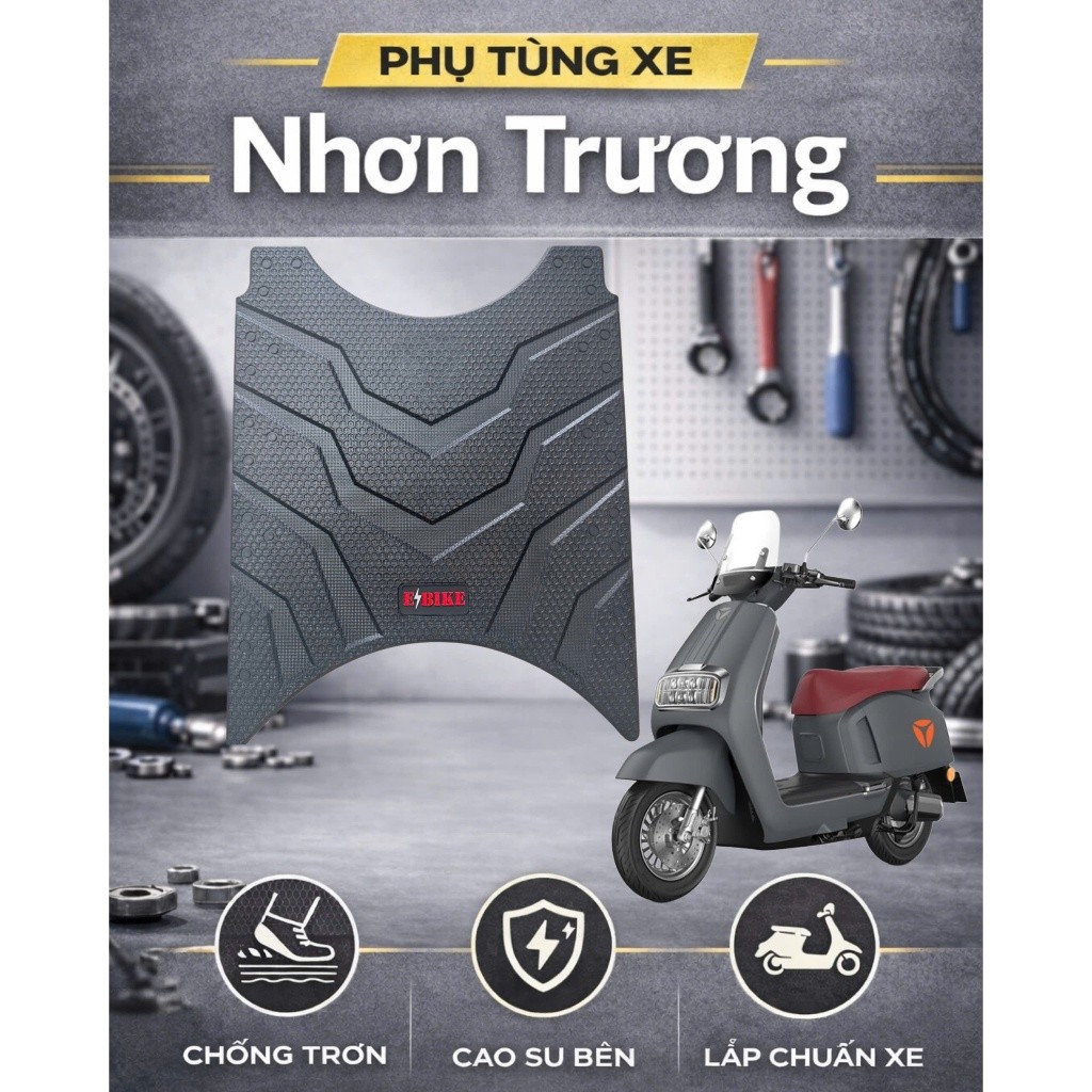 Thảm lót chân xe điện Yadea Ossy, S3 pro, S3, lót sàn dành cho xe điện Yadea s3,s3 pro, ossy cao su 