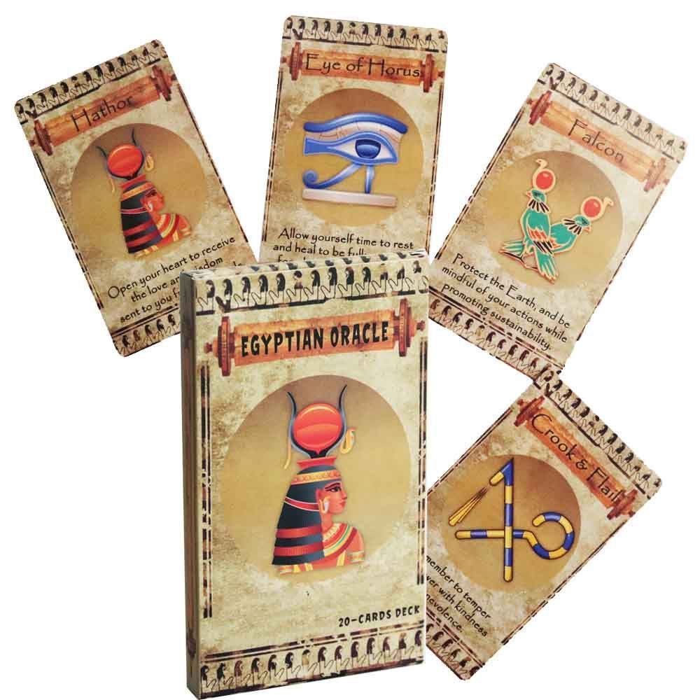 10.3 * 6cm EGYPTIAN Oracle Card Tiếng Anh Board Game Card Game EGYPTIAN Oracle