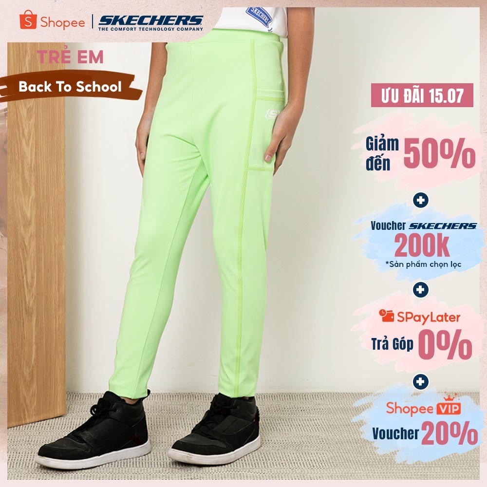 Quần Trẻ Em Skechers Basketball Culture Leggings - SL325K266-04EZ Online Sale