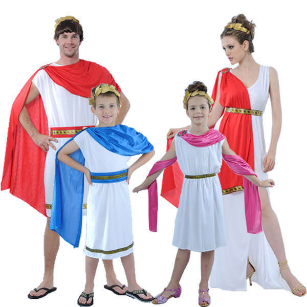 Trang Phục Halloween Hy Lạp Cổ Đại Đấu Sĩ La Mã Người Lớn Trẻ Em Ý Cổ La Mã Spartan Samurai Trang Ph
