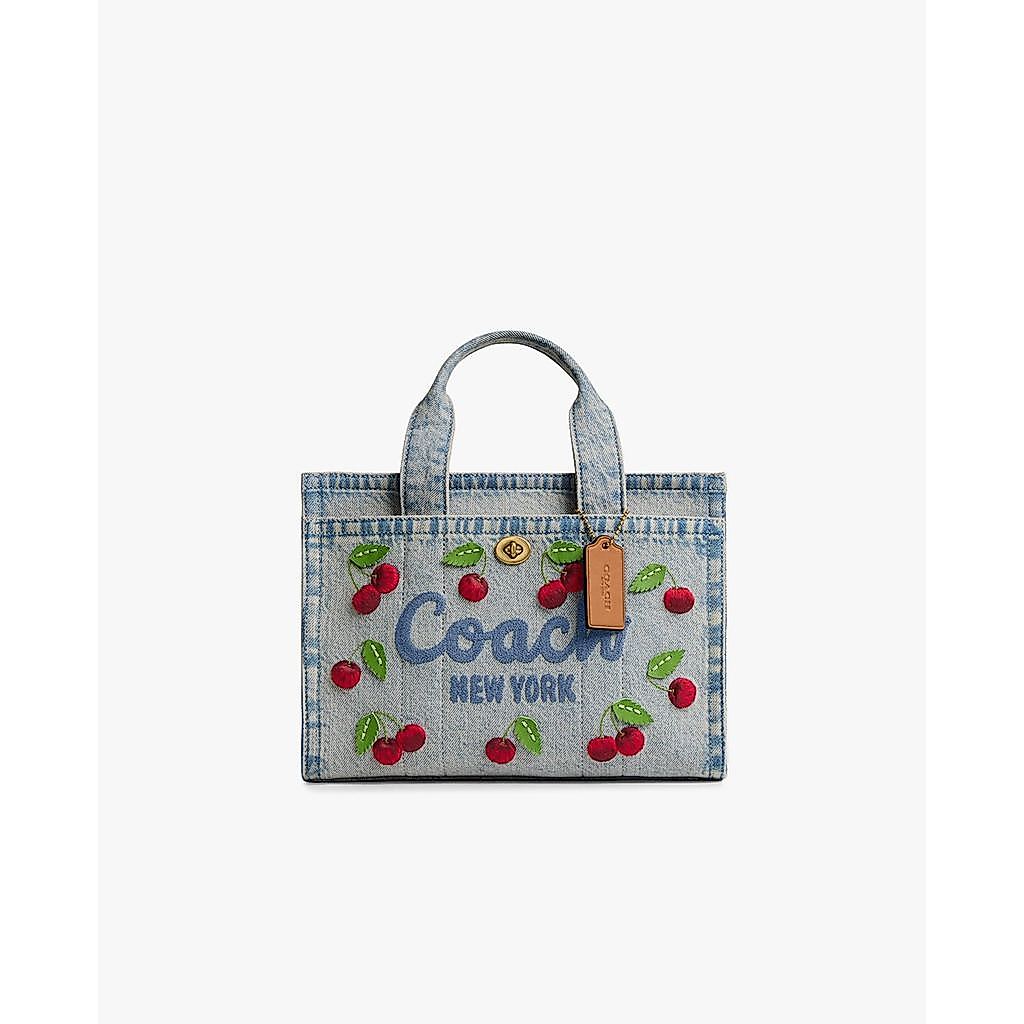 COACH - Túi tote nữ Cargo 26 With Cherry Embroidery_CDZ31-B4EI