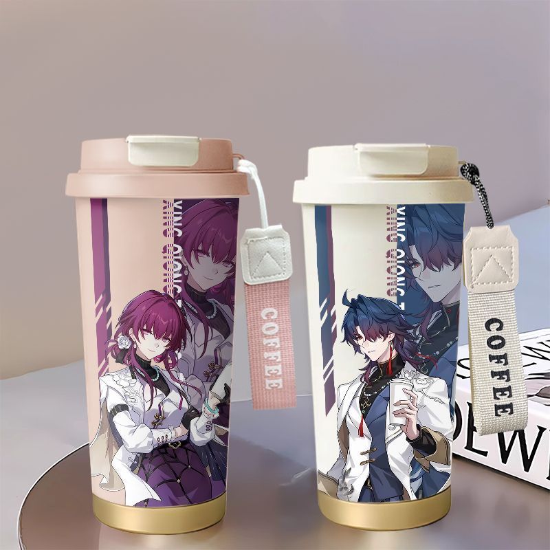 Honkai: Star Rail / Blade / Kafka / Kafka Thermos Cup Thép không gỉ Đi chơi Văn phòng Di động Uống đ