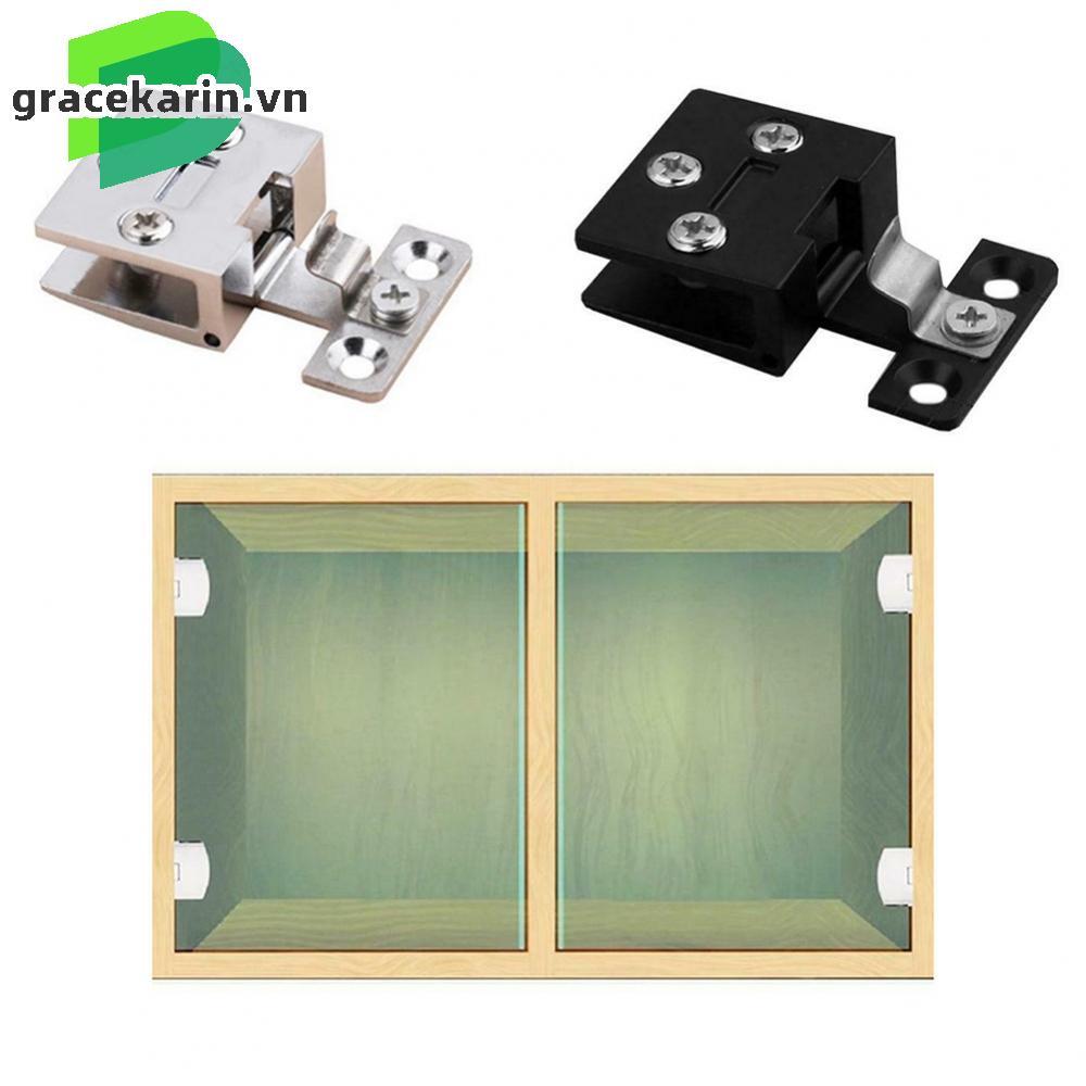 [GRCEKRIN-VN]Beautiful Brushed Surface Glass Cabinet Door Hinge Display Cabinet Hardware