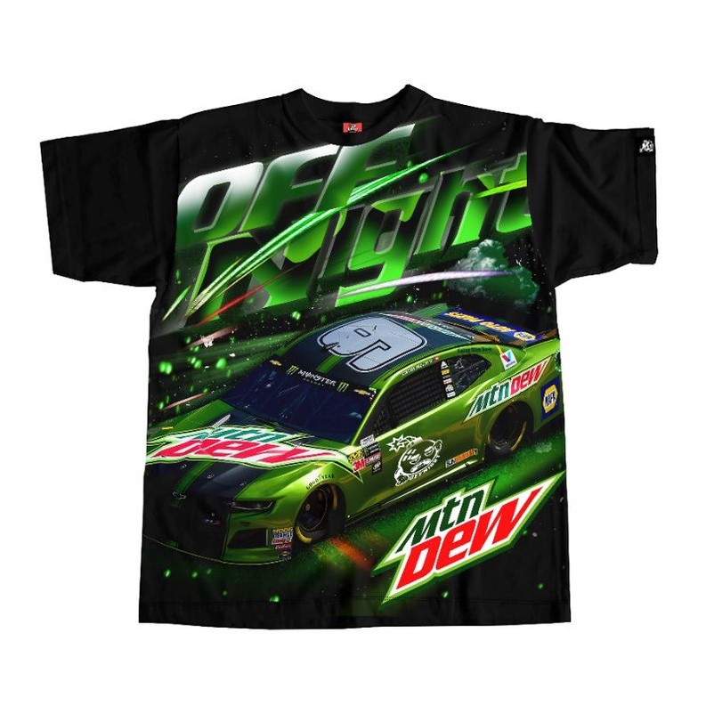 Bộ sưu tập Nascar Mountain Dew của Offnight Clo. Áo thun Jersey