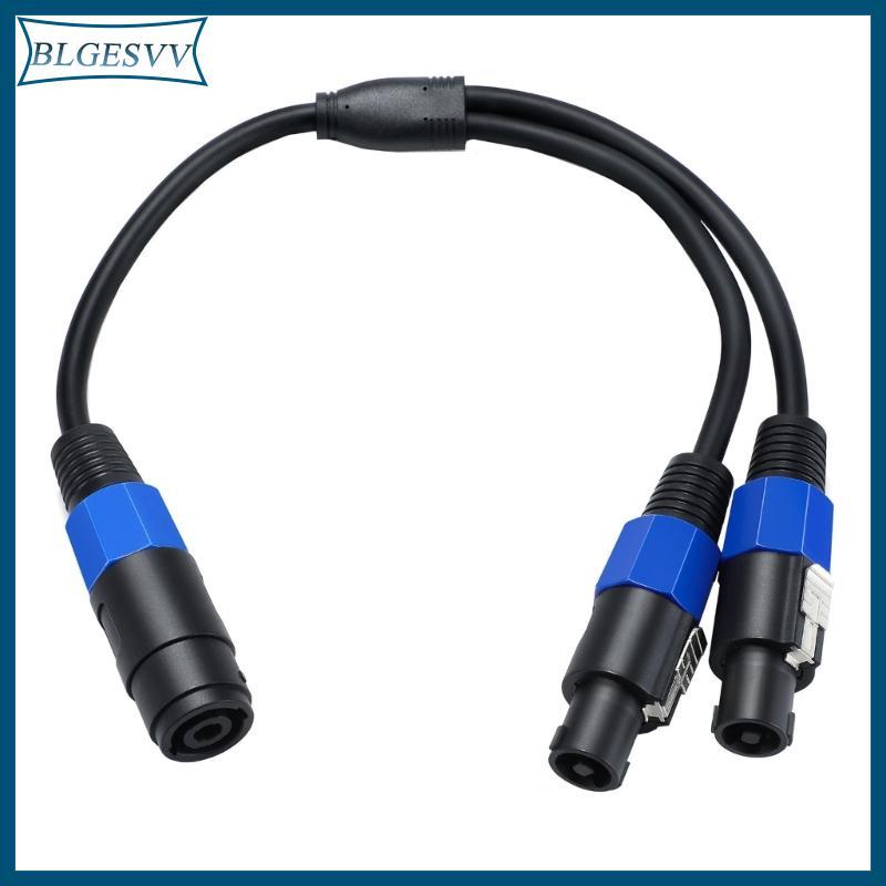 Blg Speakon Splitter Cable 1 Nữ Đến 2 Nam Loa Cáp Speak-on Cáp 2 Cực Adapter Cáp 1 Nữ Đến 2 Nam