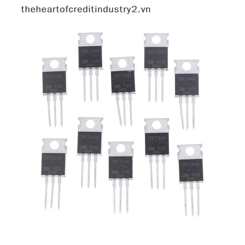# thehear # 10 CÁI Phụ kiện DIY Mới IRFZ44N IRFZ44 Power MOSFET Chèn trực tiếp TO-220 Transistor.