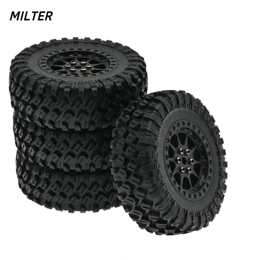 MILTER 4 Lốp Xe RC, Bộ Lốp Bánh Xe Nhựa Đường Kính 70 Mm, Lốp Xe Bán Tải Tỉ Lệ 1 / 12 Cho MN90 / MN9