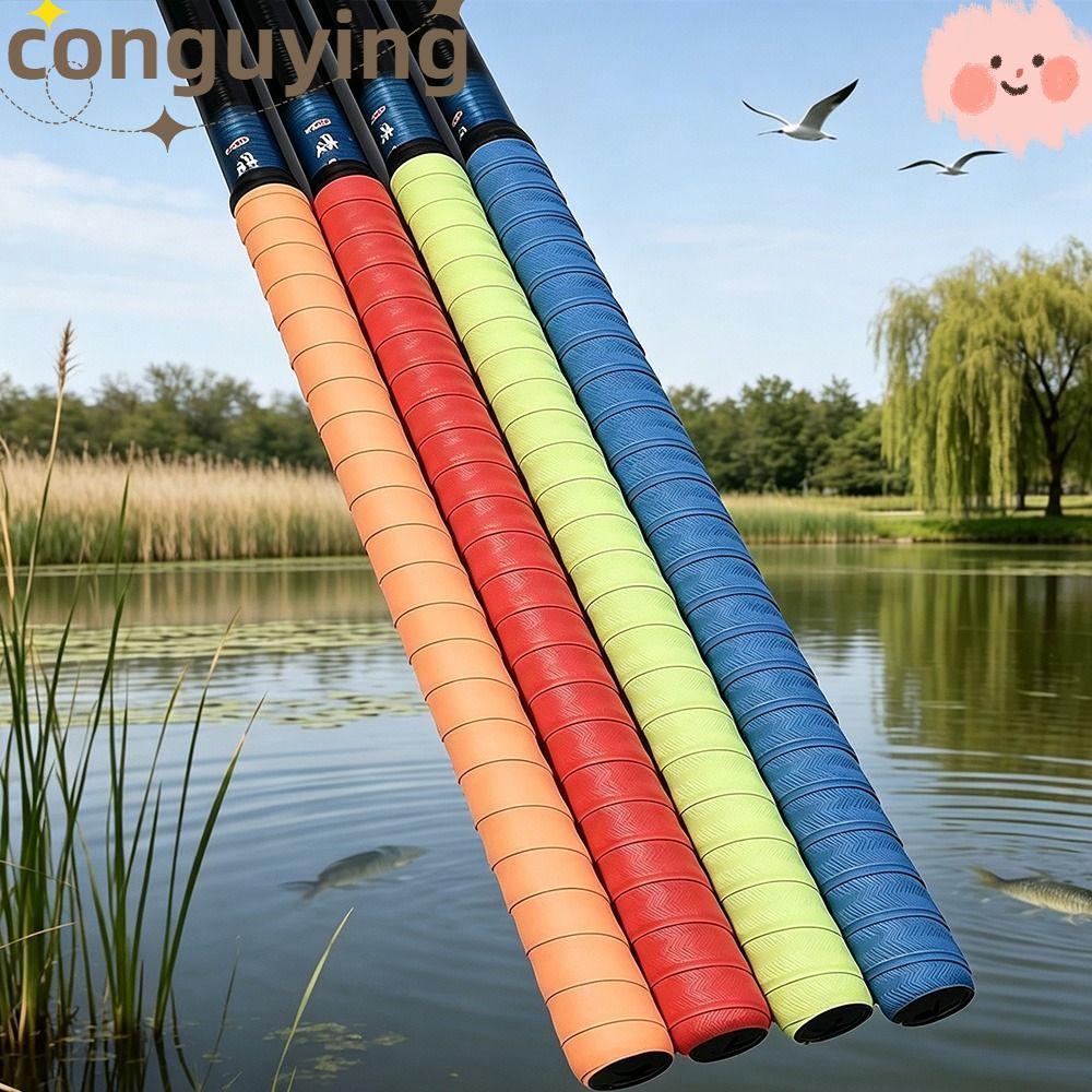 CONGUYING Cần Câu Grip Tape, PU Chống Trượt Vợt Grip Tape, Bền thấm mồ hôi thoáng khí qua Grip Tape 