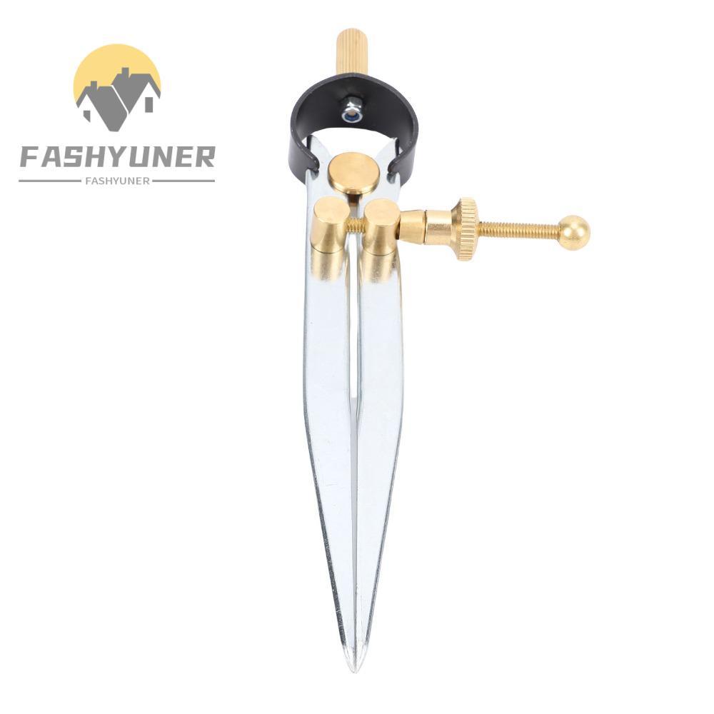 FASHYUNER Wing Divider Caliper, Flat Leg Shape Carbon Spring Divider Caliper, Đồng thau có thể điều 