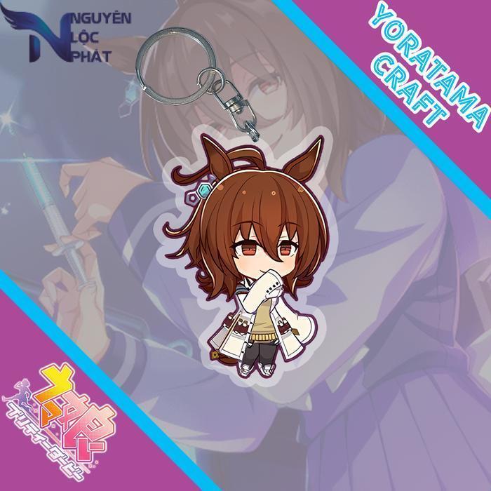 Gantungan Kunci Uma Musume Tachyon Goldship Oguri Rice, Keychain Anime Lucu - Agnes Tachyon nlp