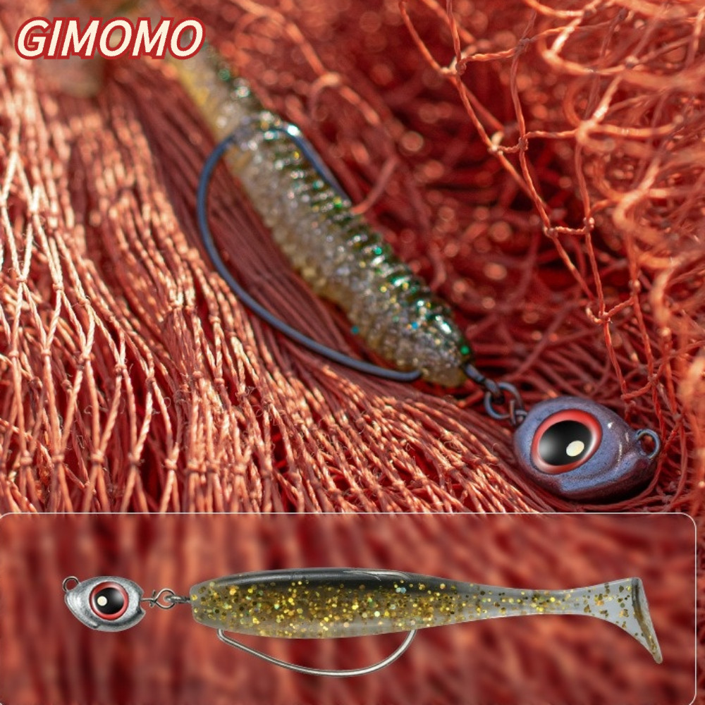 Đầu Jig GIOMO Swimbait 3.5g 5g 7g 10g, chì đáy cứng, mồi mềm, 2025, kim loại câu cá