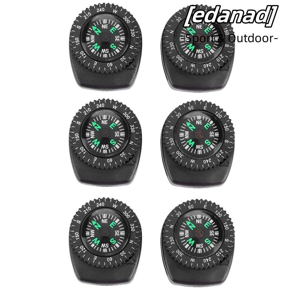 EDANAD 6 La bàn điều hướng cổ tay, La bàn dây đeo đồng hồ có thể tháo rời màu đen, Dây đeo cổ tay di