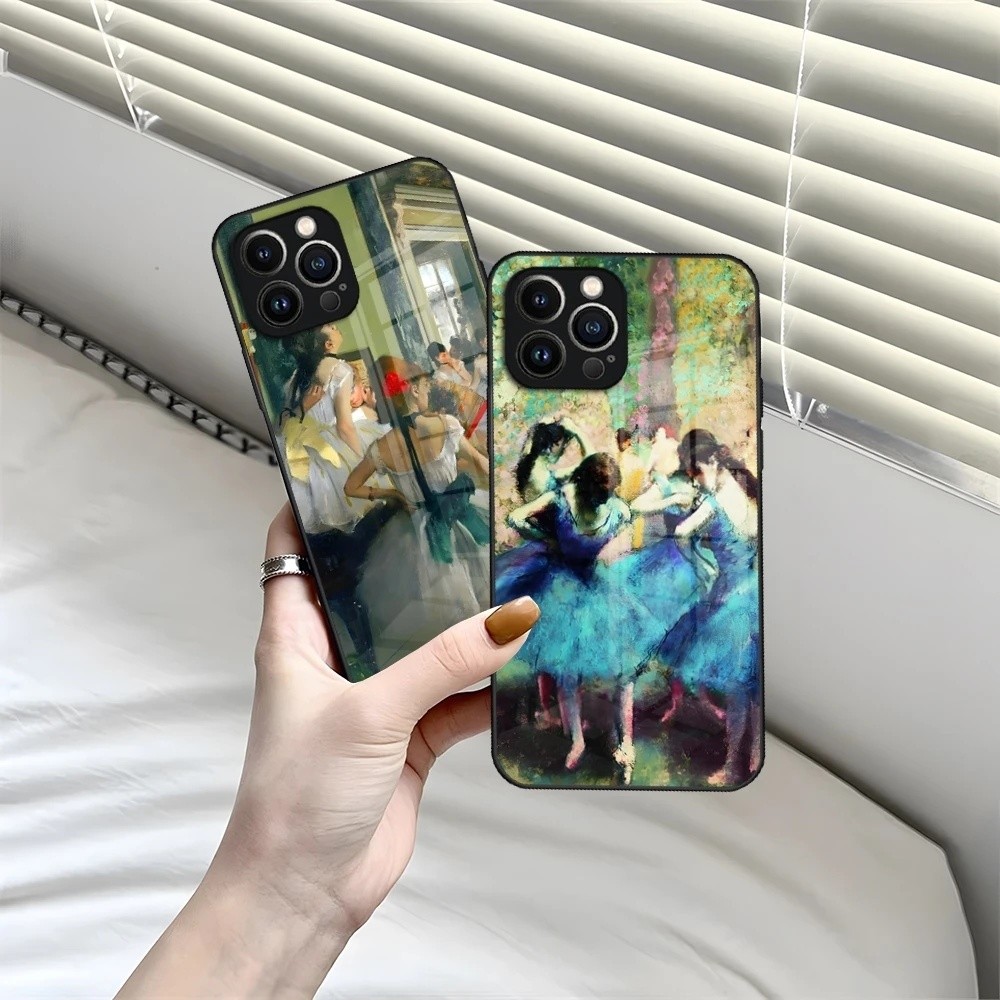 BK-1 Edgar Degas Dancer ART Ốp Lưng Điện Thoại IPhone 13 15 16 14 12 11 Pro XS Max Plus Mini X XR SE