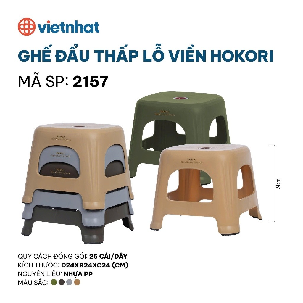 Ghế nhựa Trà Chanh Việt Nhật, ghế đẩu cho học sinh chào cờ ngồi quán nướng Trà sữa, Cafe Vỉa Hè