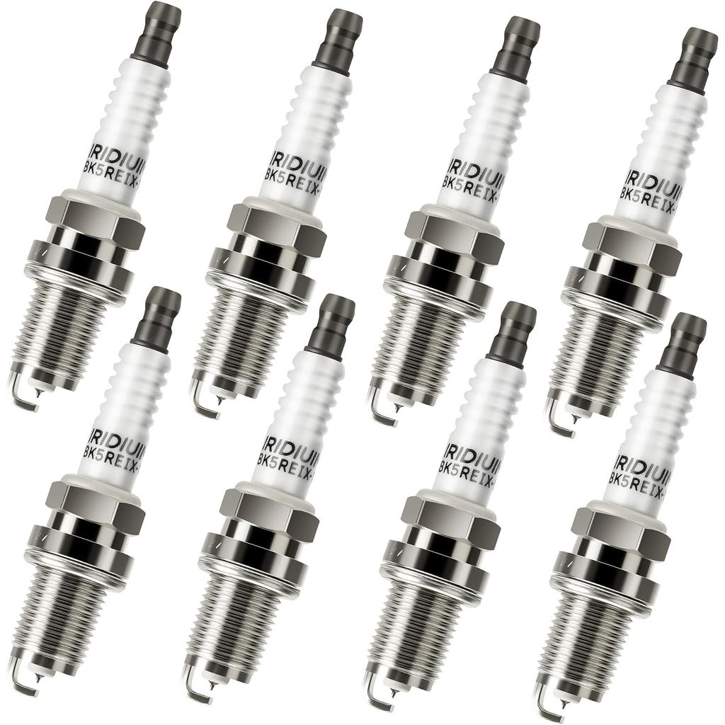 Bugi Iridium 8 Gói 5464 BKR5EIX-11 Tương thích với Land Rover LR3 & Range Rover Sport 2005-2009 4.2L