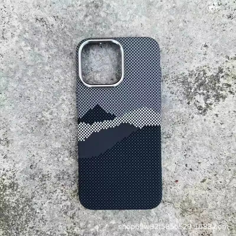 Ốp điện thoại Kevlar từ tính cho iPhone 15 16 17 Pro Max Plus Vỏ bảo vệ KIMOER
