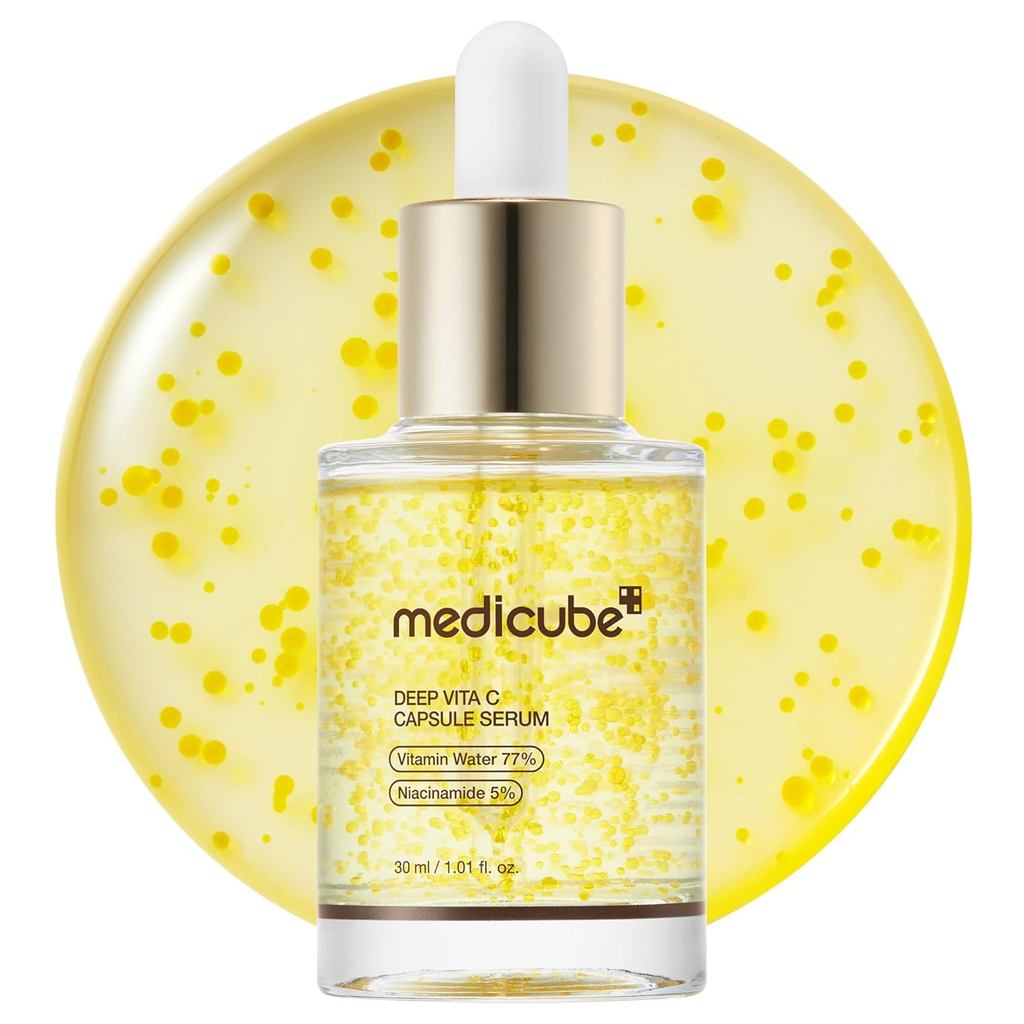 MedicubeDeepVitaminCCapsuleSerum|HydratingVitaminCSerumforDull & Uneven-LookingwithVisibleConcerns|L