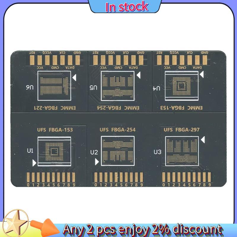 Còn hàng-Flash 64 Board ISP EMMC FBGA 153 254 221 UFS FBGA 153 254 297 cho F64 Lite Ultra Box