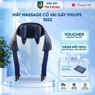 Máy Massage Cổ Vai Gáy PHILIPS 3522-mô phỏng massage như các đầu ngón tay, 6 điểm tiếp xúc ôm sát