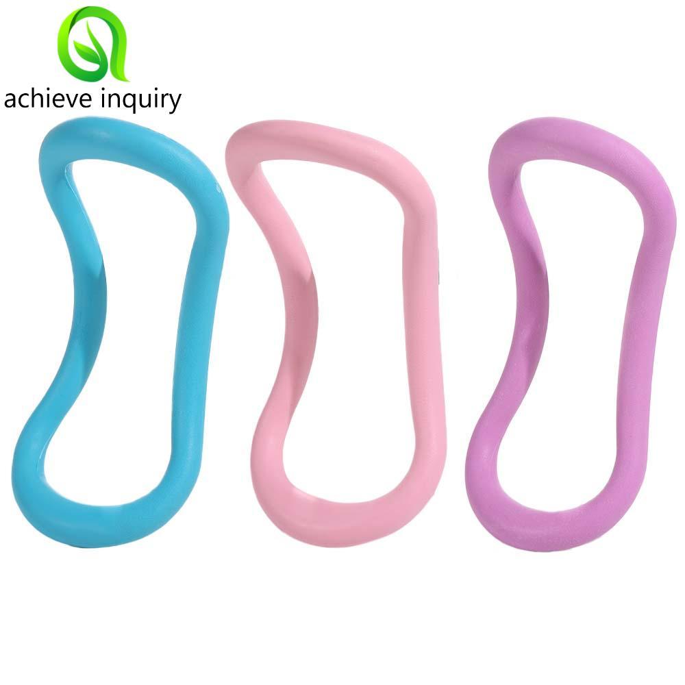 achieve inquiry ACHIEVE INQUIRY Fitness Stretch Yoga Ring, TPE Phụ trợ Mềm Fascia Stretch Ring, Vật 